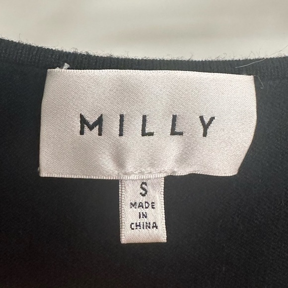 Milky Black Mermaid Dress V-Neck Size Small - Picture 3 of 3